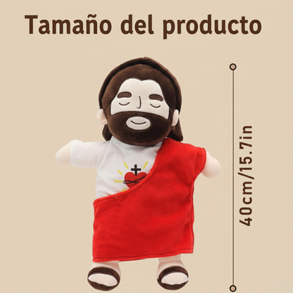 Peluche de Jesús con Respiración- Calma tu Ansiedad y Descansa