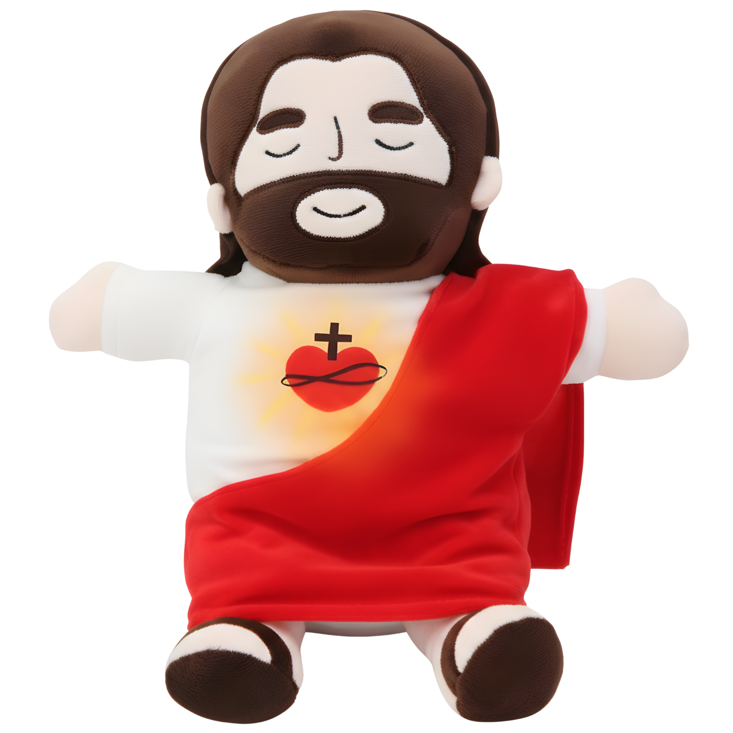 Peluche de Jesús con Respiración- Calma tu Ansiedad y Descansa