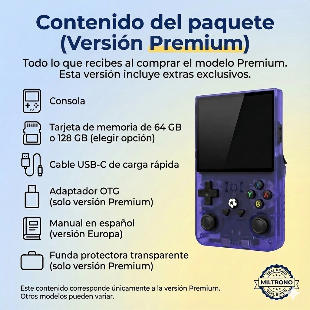 Consola Retro Portátil con 18.000 Juegos y 21 Emuladores