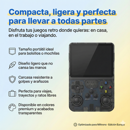 Consola Retro Portátil con 18.000 Juegos y 21 Emuladores