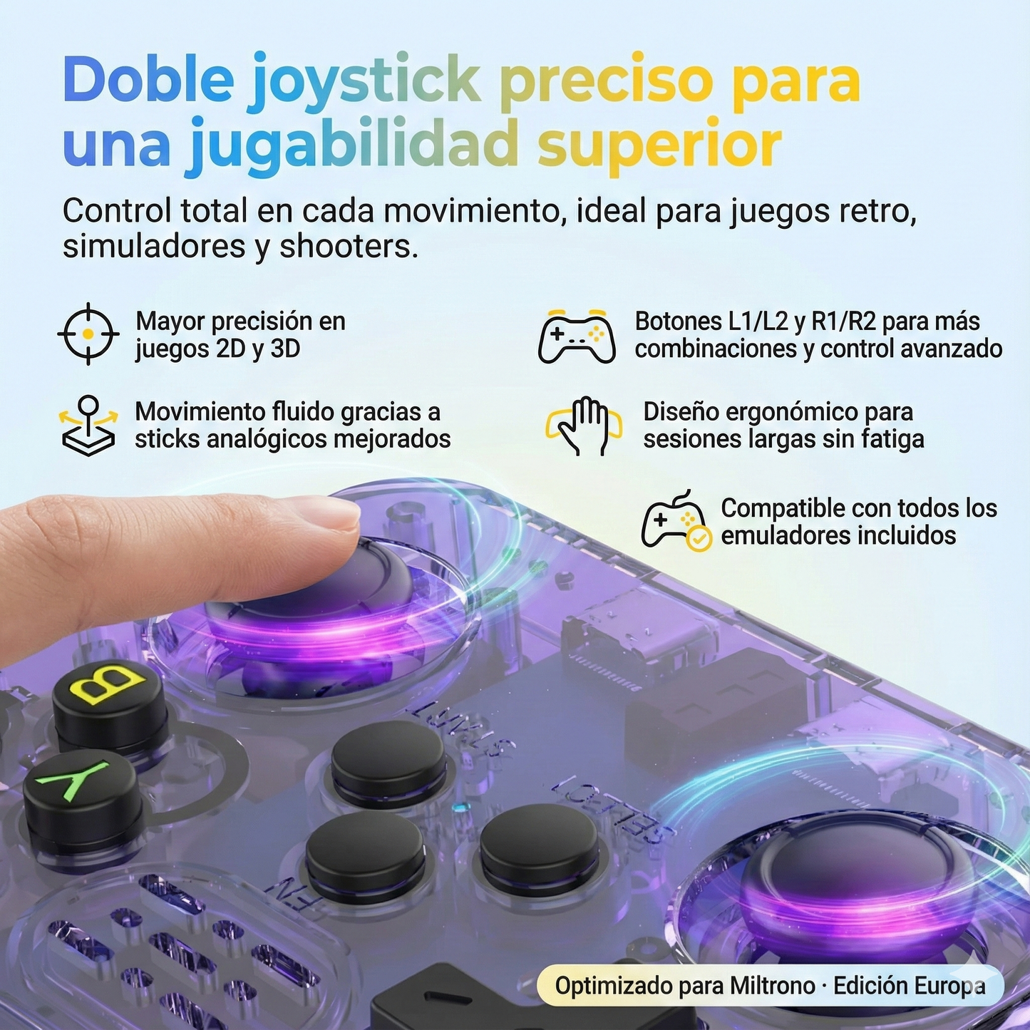 Consola Retro Portátil con 18.000 Juegos y 21 Emuladores