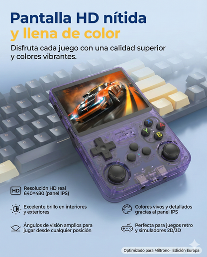 Consola Retro Portátil con 18.000 Juegos y 21 Emuladores